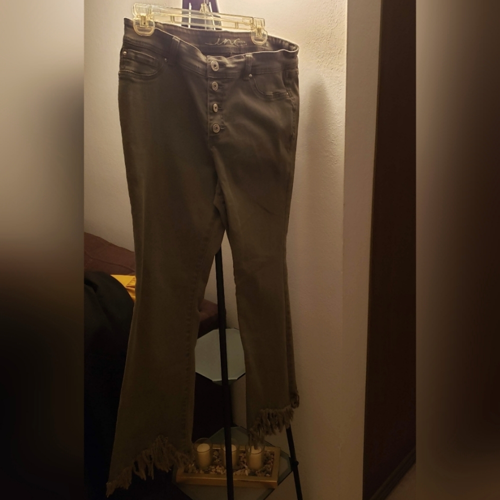 Inc army green pants